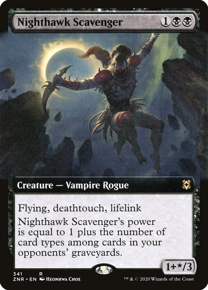 Nighthawk Scavenger, Zendikar Rising · 341