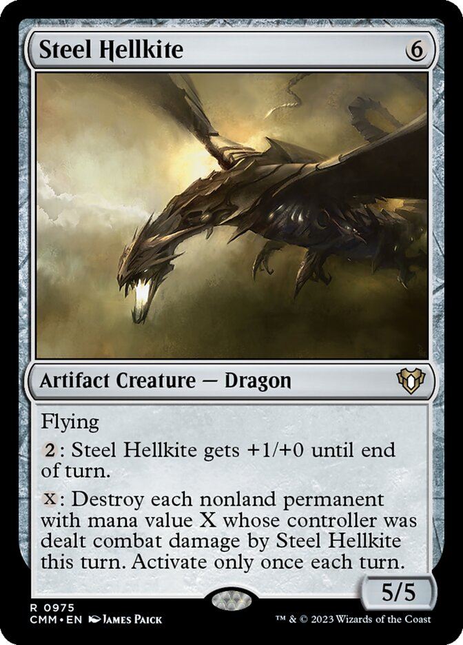 Steel Hellkite, Commander Masters · 0975