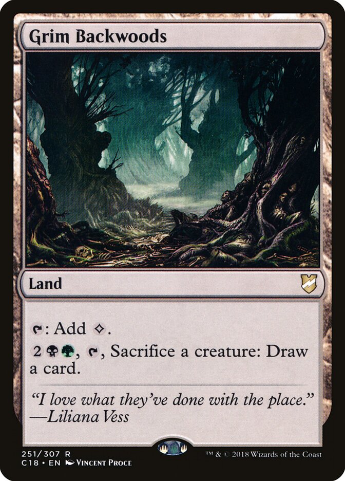 Grim Backwoods, Commander 2018 · 251/307