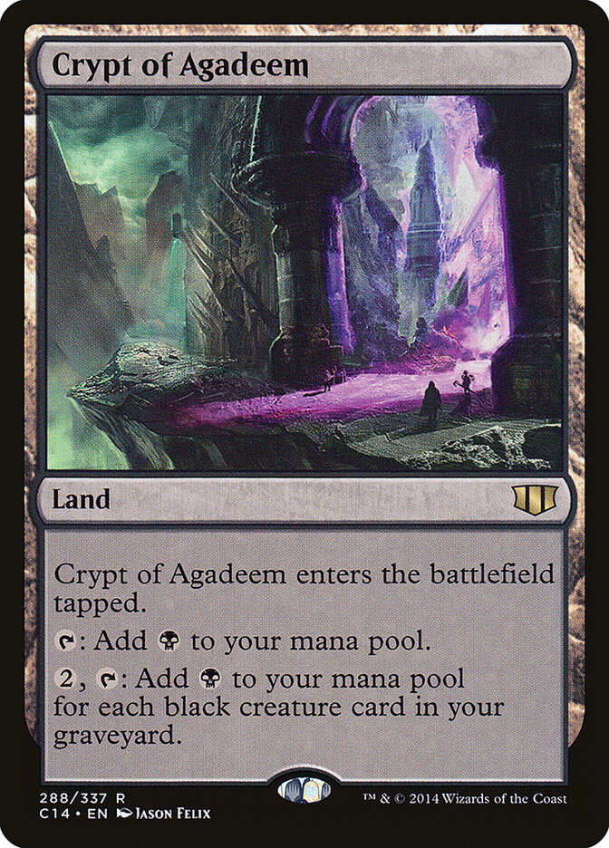 Crypt of Agadeem, Commander 2014 · 288/337