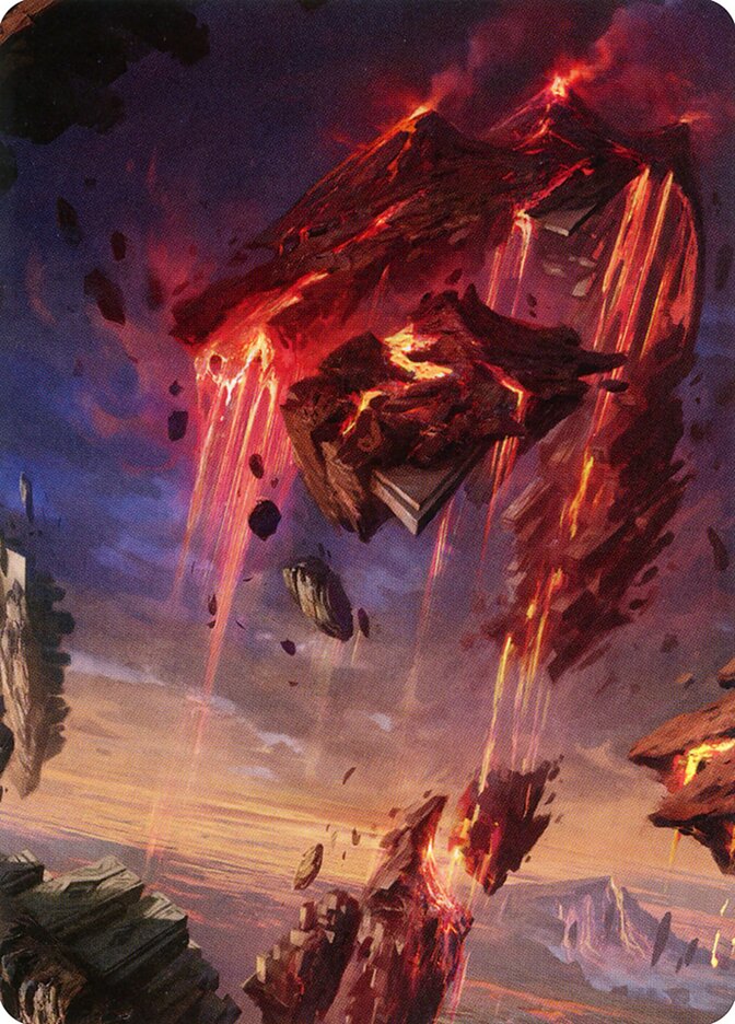 Mountain // Mountain, Zendikar Rising Art Series · 017