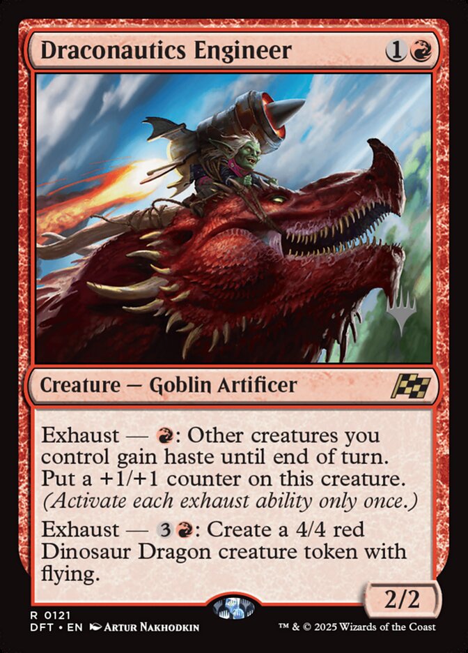 Draconautics Engineer, Aetherdrift Promos · 0121
