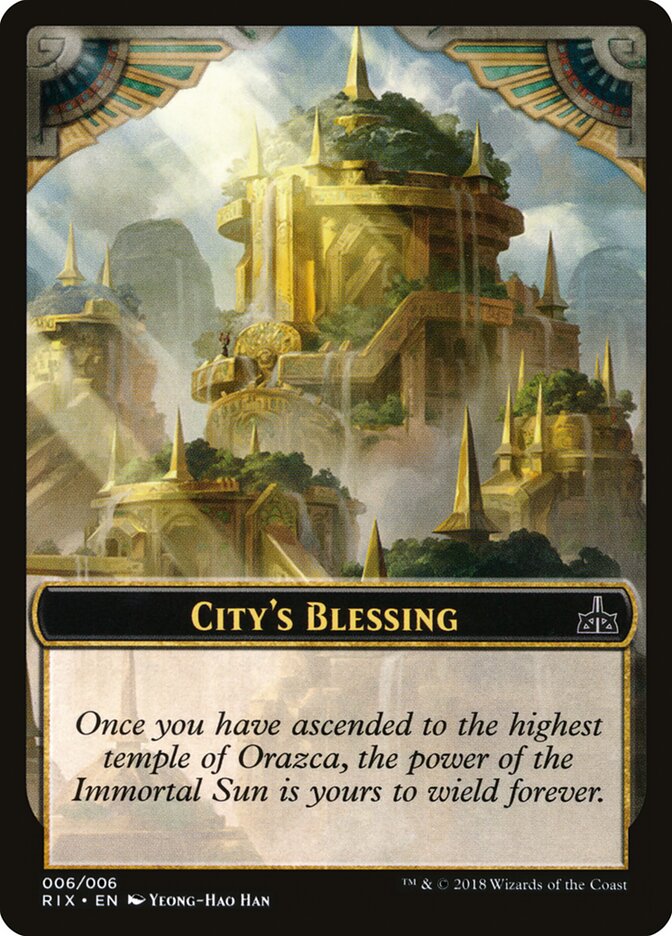 City's Blessing, Rivals of Ixalan Tokens · 006