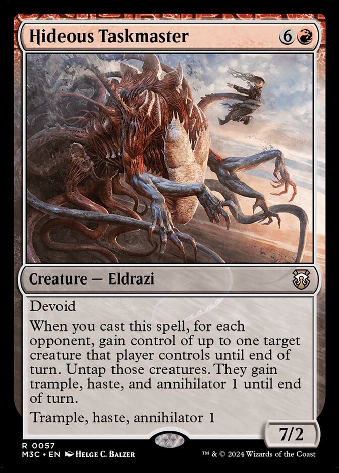 Hideous Taskmaster, Modern Horizons 3 Commander · 0057