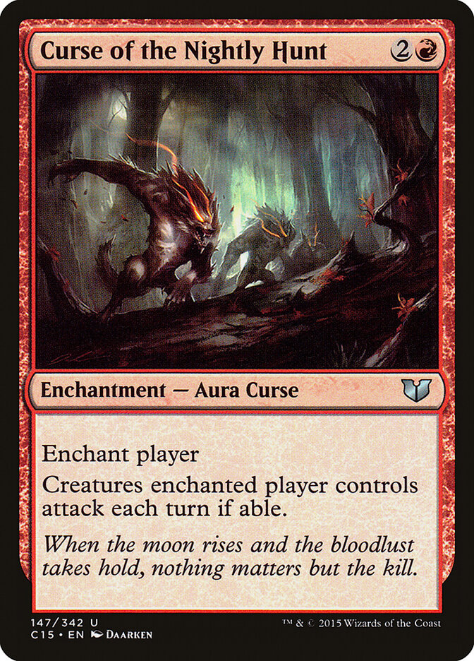 Curse of the Nightly Hunt, Commander 2015 · 147/342