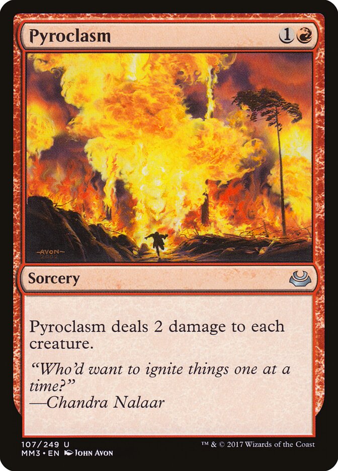 Pyroclasm, Modern Masters 2017 · 107/249