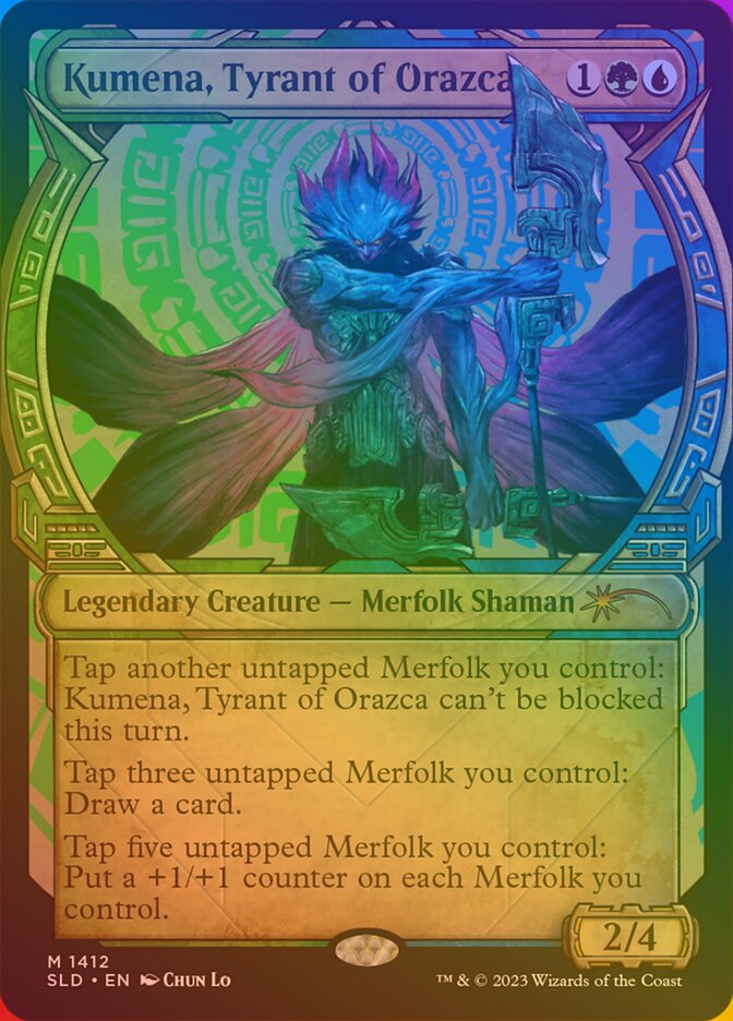 Kumena, Tyrant of Orazca, Secret Lair Drop · 1412-star