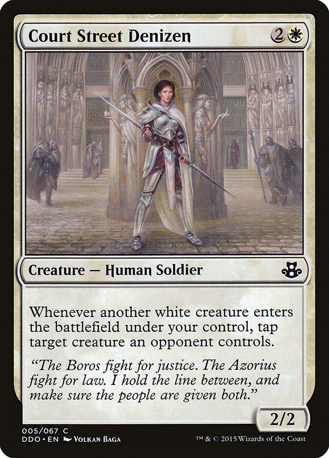 Court Street Denizen, Duel Decks: Elspeth vs. Kiora · 005/067