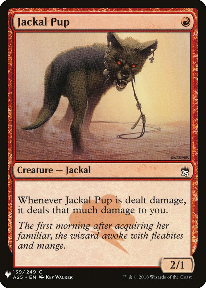 Jackal Pup, The List · a25-139