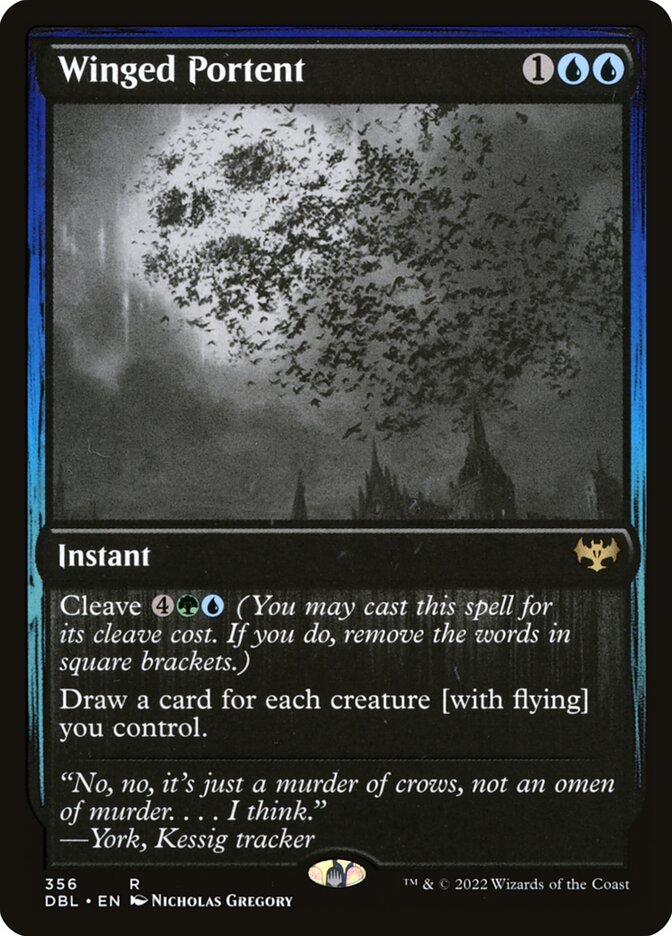 Winged Portent, Innistrad: Double Feature · 356/534