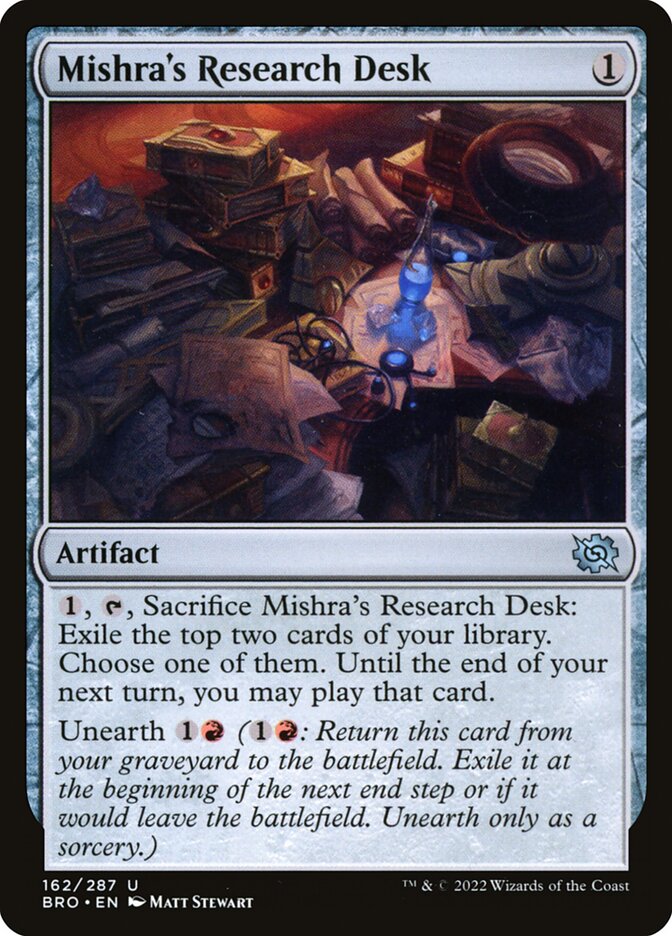 Mishra's Research Desk, The Brothers' War · 162/287