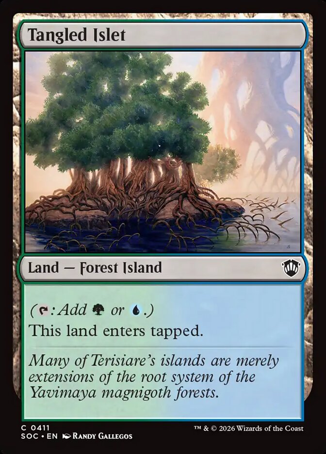 Tangled Islet, Secrets of Strixhaven Commander · 0411