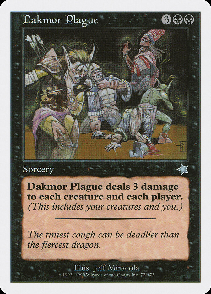 Dakmor Plague, Starter 1999 · 72/173