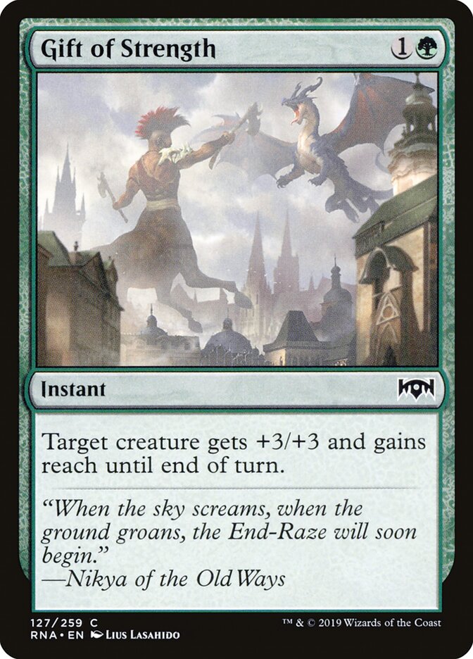 Gift of Strength, Ravnica Allegiance · 127/259