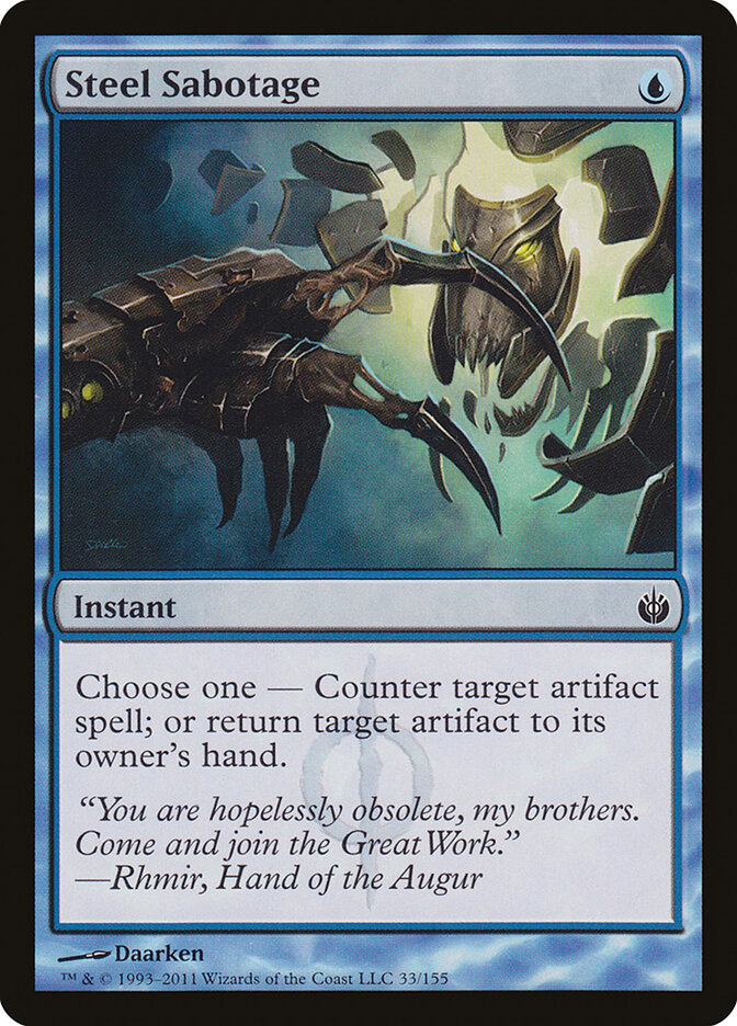 Steel Sabotage, Mirrodin Besieged · 33/155