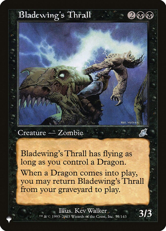 Bladewing's Thrall, The List · scg-55
