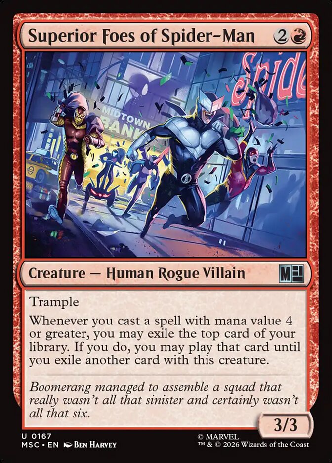 Superior Foes of Spider-Man, Marvel Super Heroes Commander · 0167
