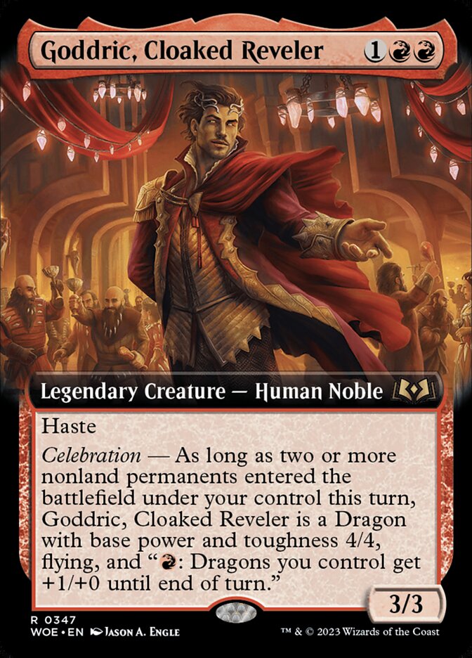 Goddric, Cloaked Reveler, Wilds of Eldraine · 0347