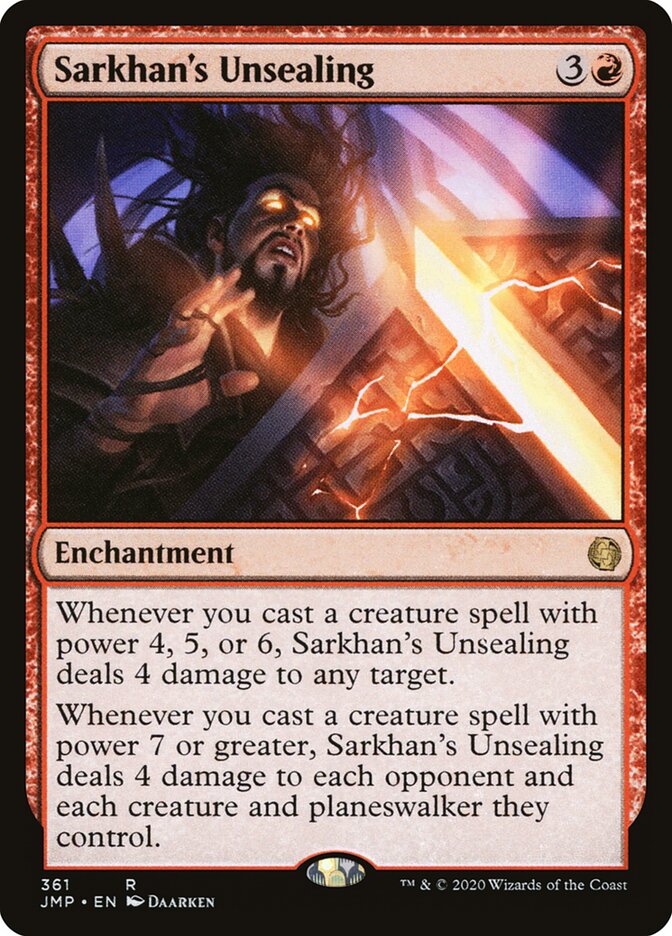 Sarkhan's Unsealing, Jumpstart · 361