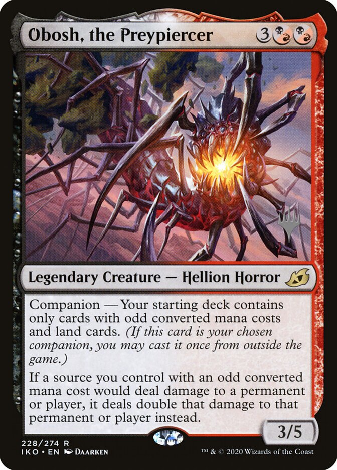 Obosh, the Preypiercer, Ikoria: Lair of Behemoths Promos · 228/274
