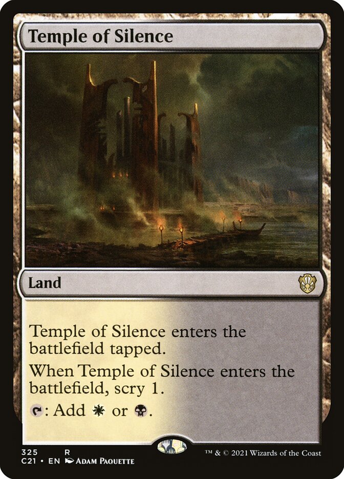 Temple of Silence, Commander 2021 · 325