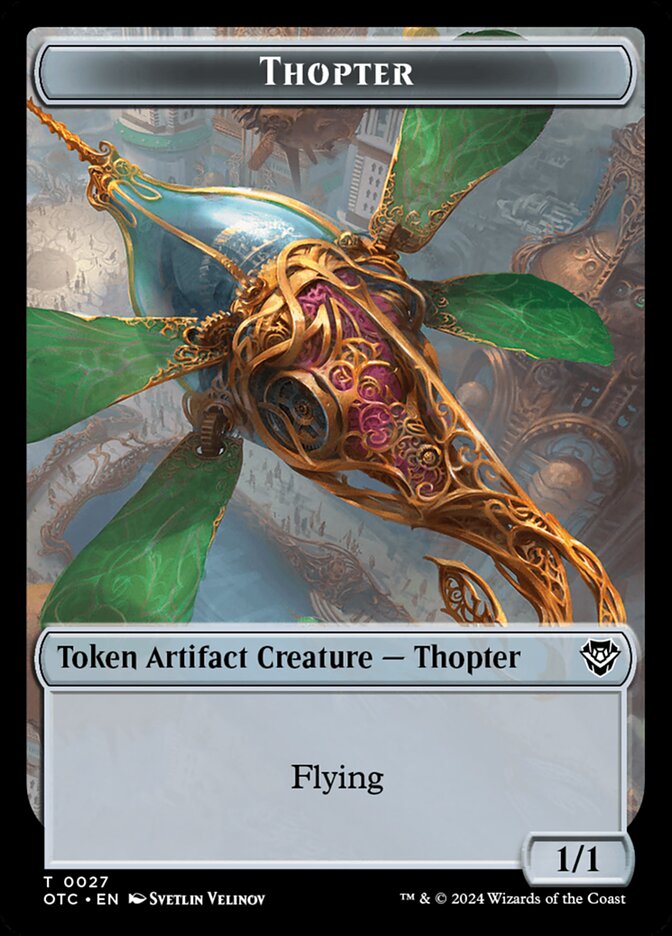Thopter, Outlaws of Thunder Junction Commander Tokens · 0027