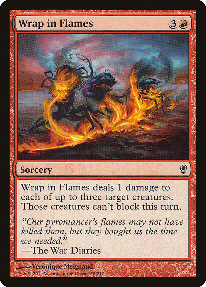 Wrap in Flames, Conspiracy · 158/210