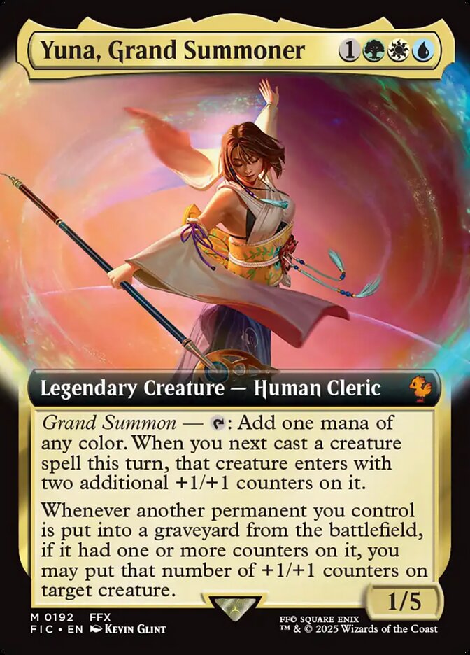 Yuna, Grand Summoner, Final Fantasy Commander · 0192