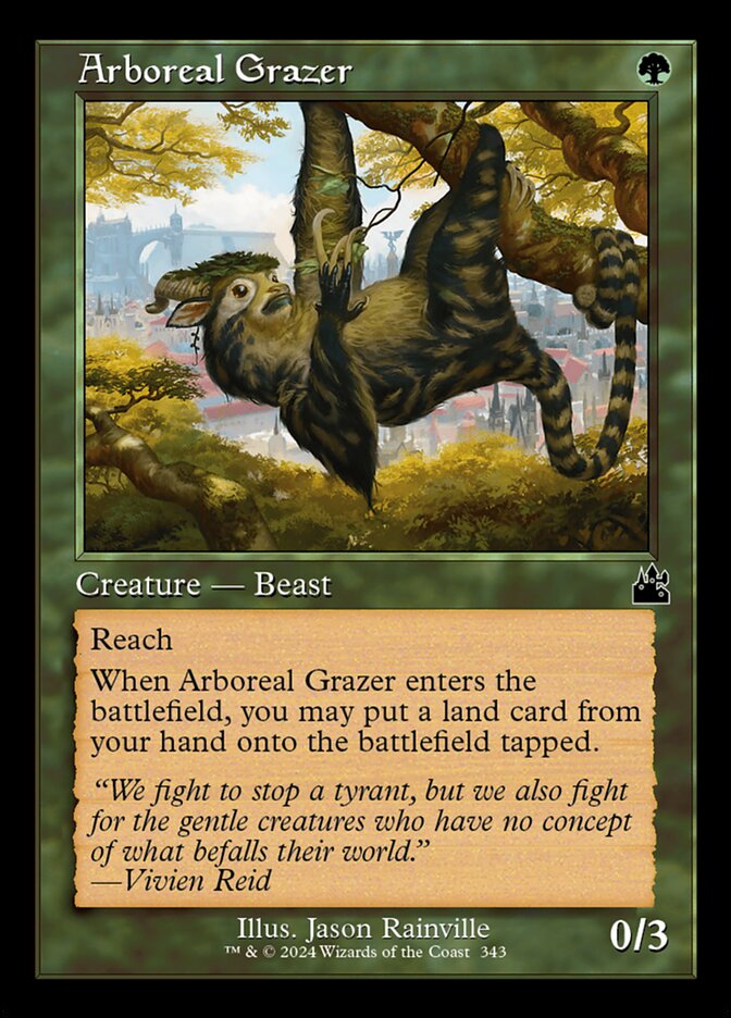 Arboreal Grazer, Ravnica Remastered · 0343