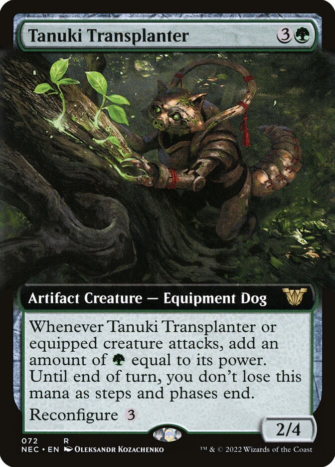 Tanuki Transplanter, Neon Dynasty Commander · 072
