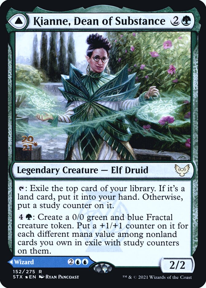 Kianne, Dean of Substance // Imbraham, Dean of Theory, Strixhaven: School of Mages Promos · 152/275