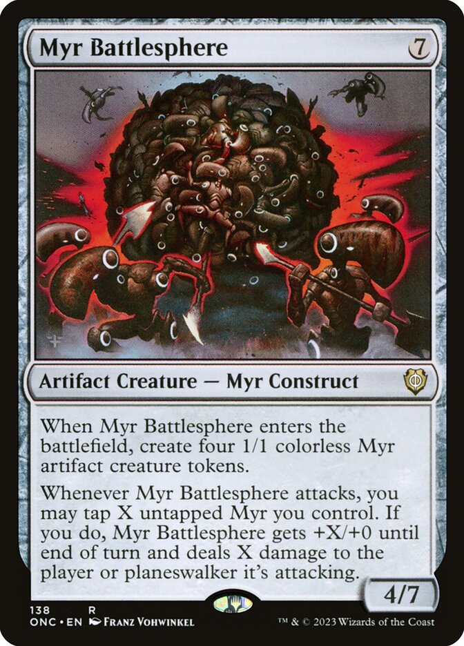 Myr Battlesphere, Phyrexia: All Will Be One Commander · 138