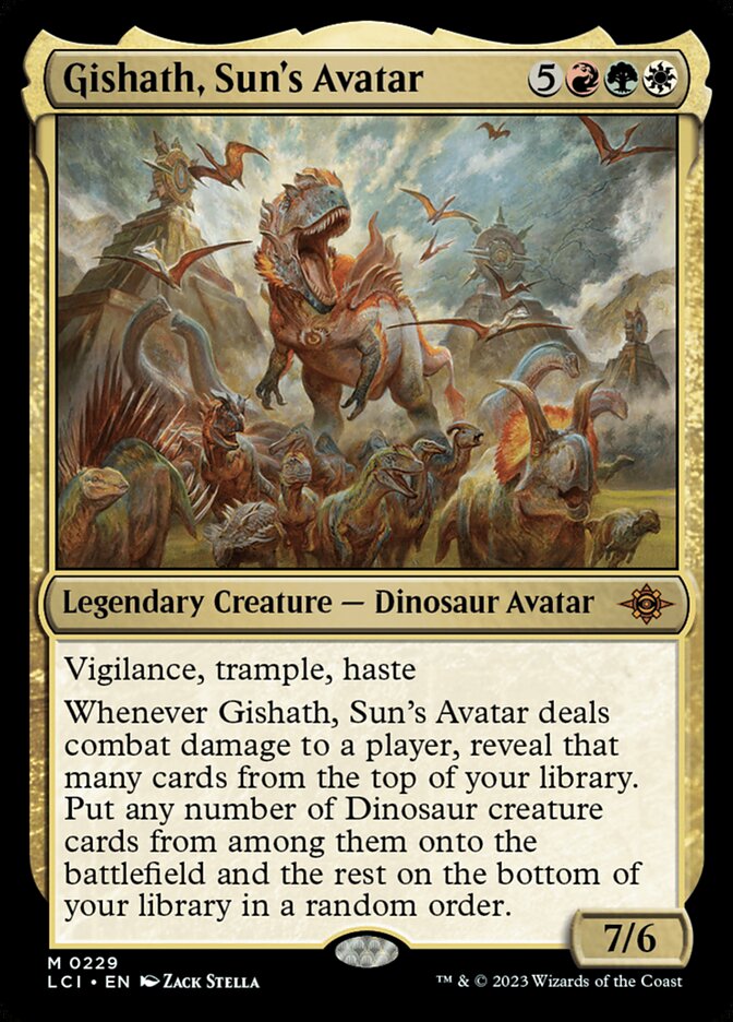 Gishath, Sun's Avatar, The Lost Caverns of Ixalan · 0229