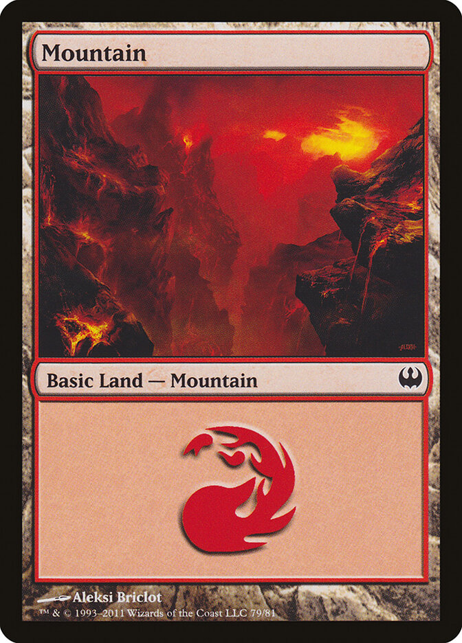 Mountain, Duel Decks: Knights vs. Dragons · 79/81