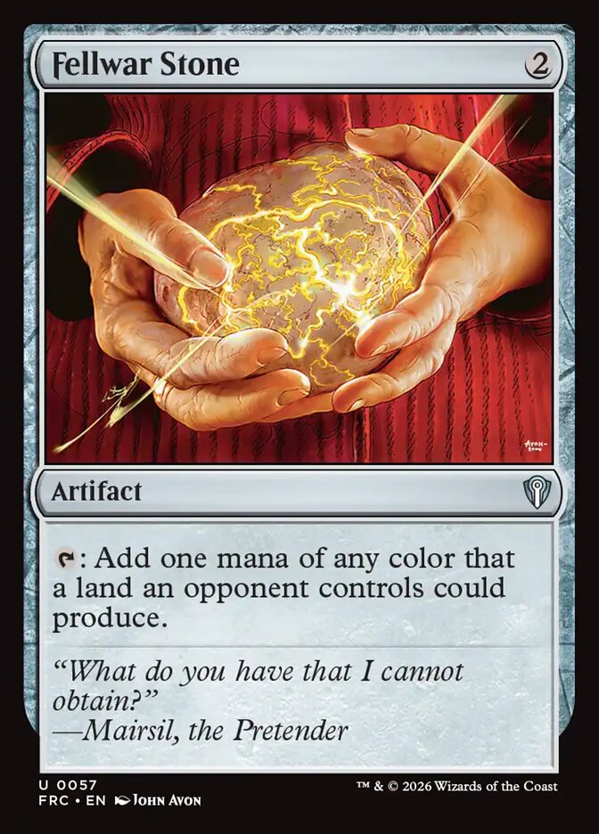 Fellwar Stone, Reality Fracture Commander · 0057