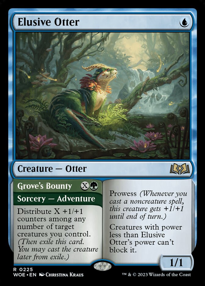 Elusive Otter // Grove's Bounty, Wilds of Eldraine · 0225