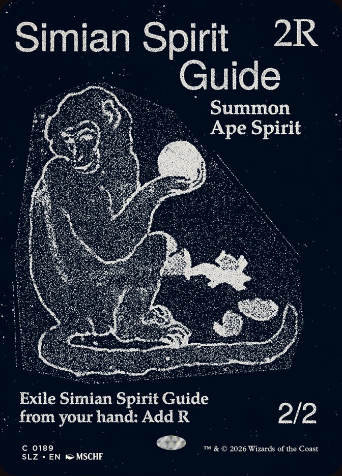 Simian Spirit Guide, The Zeta Set · 0189