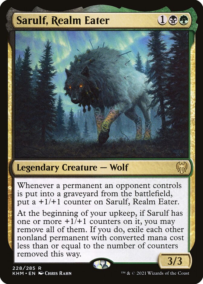 Sarulf, Realm Eater, Kaldheim · 228/285