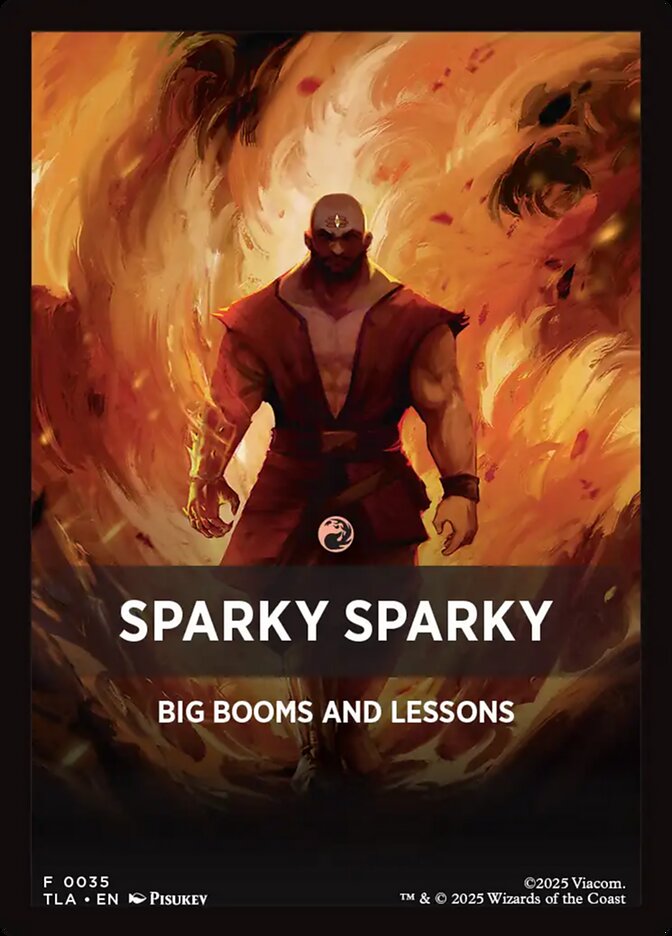 Sparky Sparky, Avatar: The Last Airbender Jumpstart Front Cards · 0035