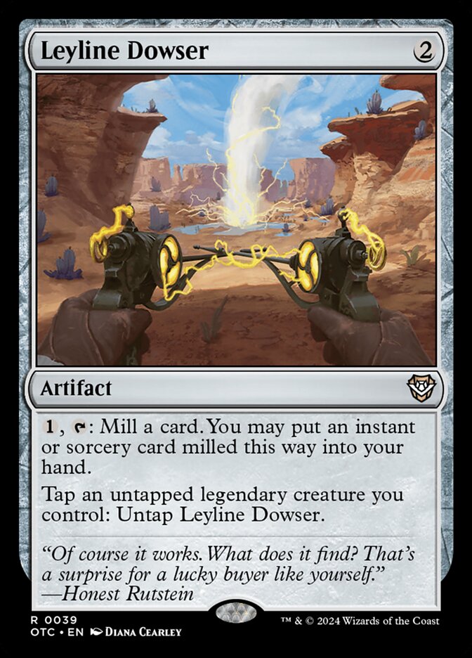 Leyline Dowser, Outlaws of Thunder Junction Commander · 0039