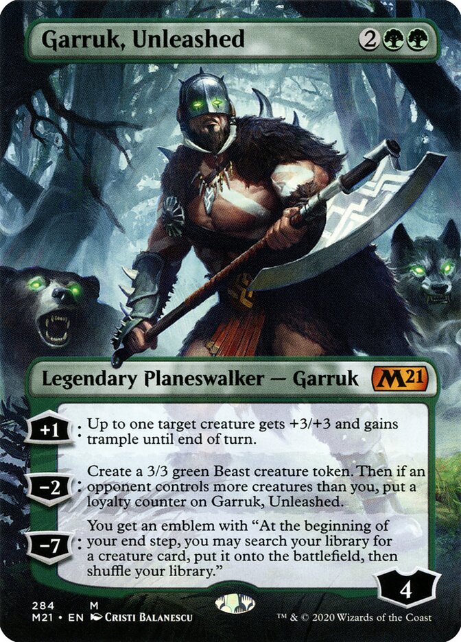 Garruk, Unleashed, Core Set 2021 · 284