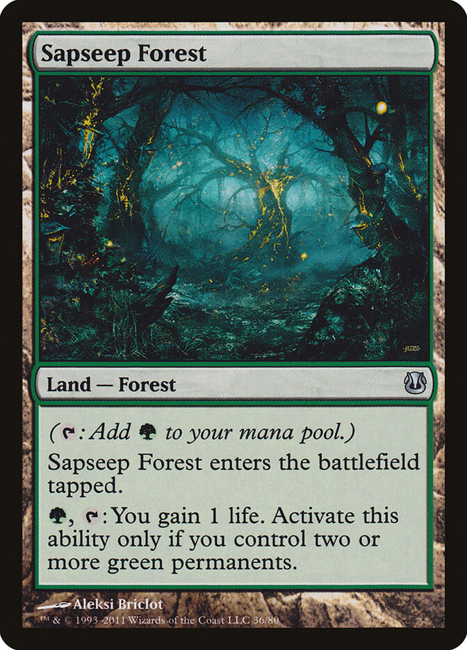 Sapseep Forest, Duel Decks: Ajani vs. Nicol Bolas · 36/80