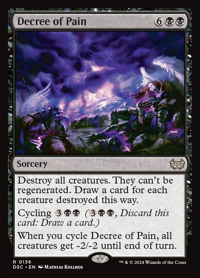 Decree of Pain, Duskmourn: House of Horror Commander · 0136