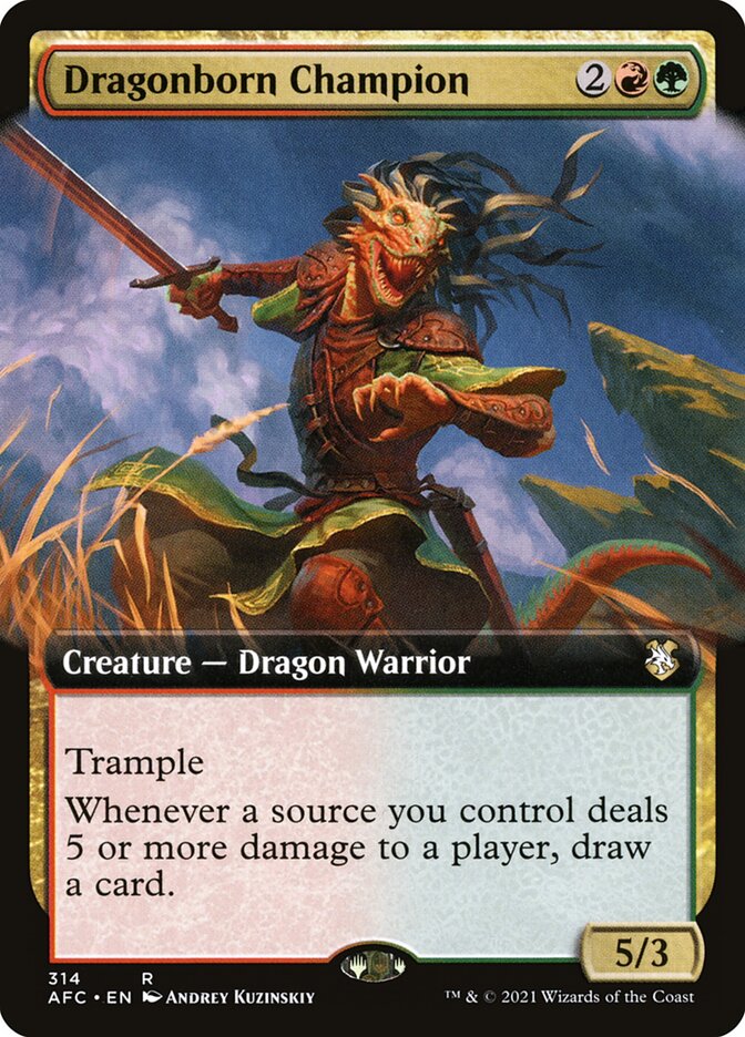Dragonborn Champion, Forgotten Realms Commander · 314