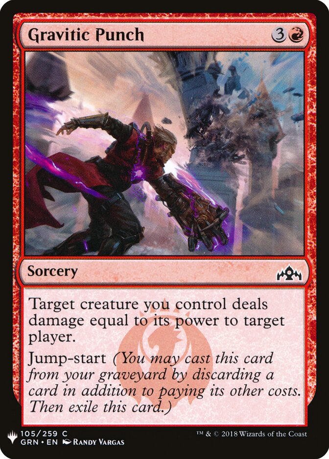 Gravitic Punch, The List · grn-105