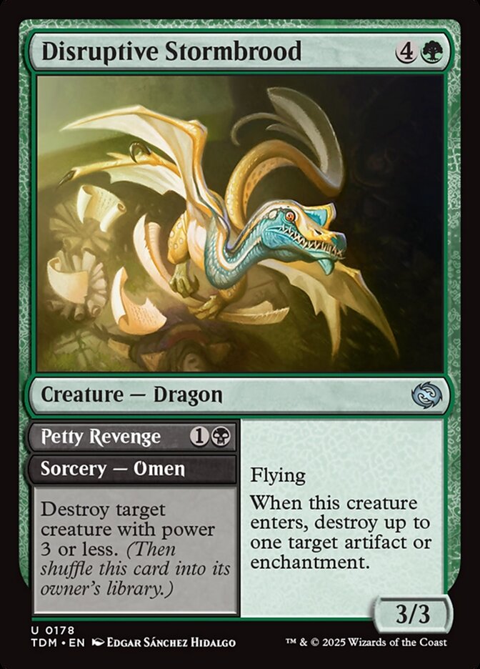Disruptive Stormbrood // Petty Revenge, Tarkir: Dragonstorm · 0178