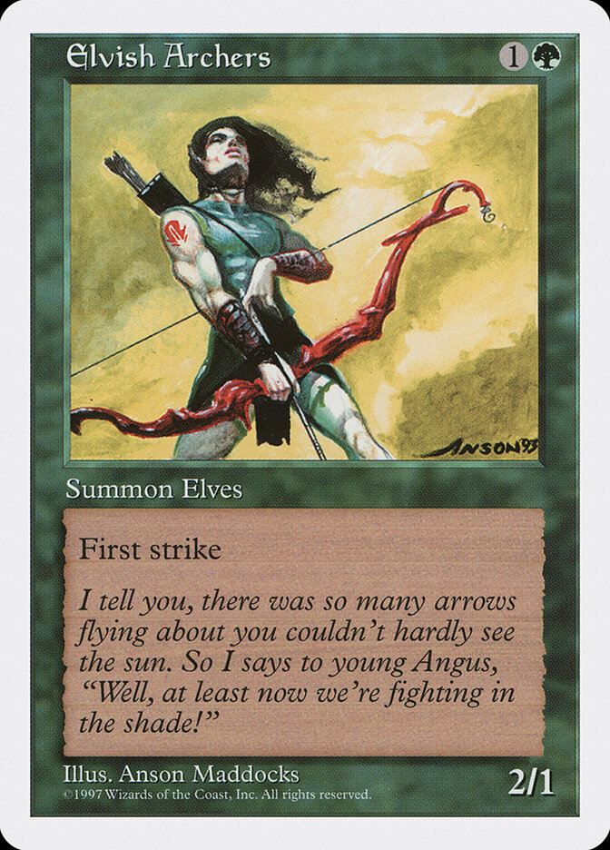 Elvish Archers, Fifth Edition · 292