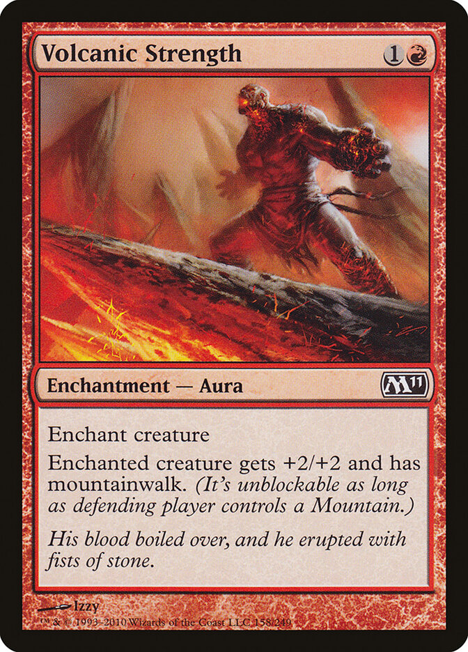Volcanic Strength, Magic 2011 · 158/249
