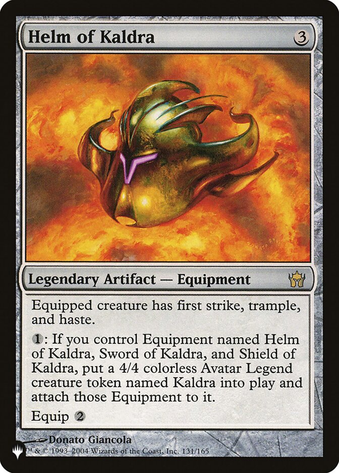 Helm of Kaldra, The List · 5dn-131