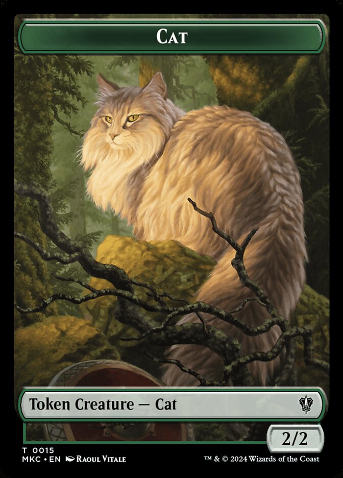 Cat, Murders at Karlov Manor Commander Tokens · 0015